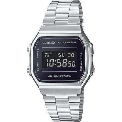 [Casio] CASIO Digital Watch Vintage Series A168WEM-1 Men's, Women's, Kids' Silver X Black Overseas Model [Used]