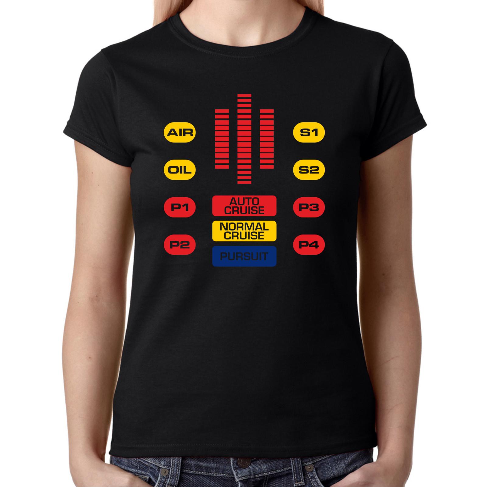 KITT COCKPIT Michael Knight Hasselhoff Rider LED 80s women s T-Shirt Mens Womens Tees Top 2XL