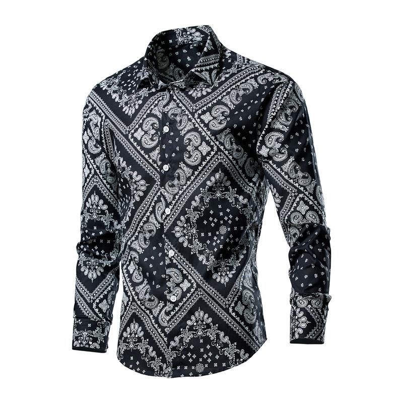 

Men’s Plus Size Short Sleeve Floral Shirt M