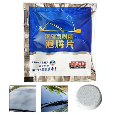 10 Peças Limpador de Para-brisa Carro Vidro de Para-brisa Limpador Sólido Limpador de Para-brisa Pastilhas Efervescentes Banheiro Carro Limpeza Almofadas