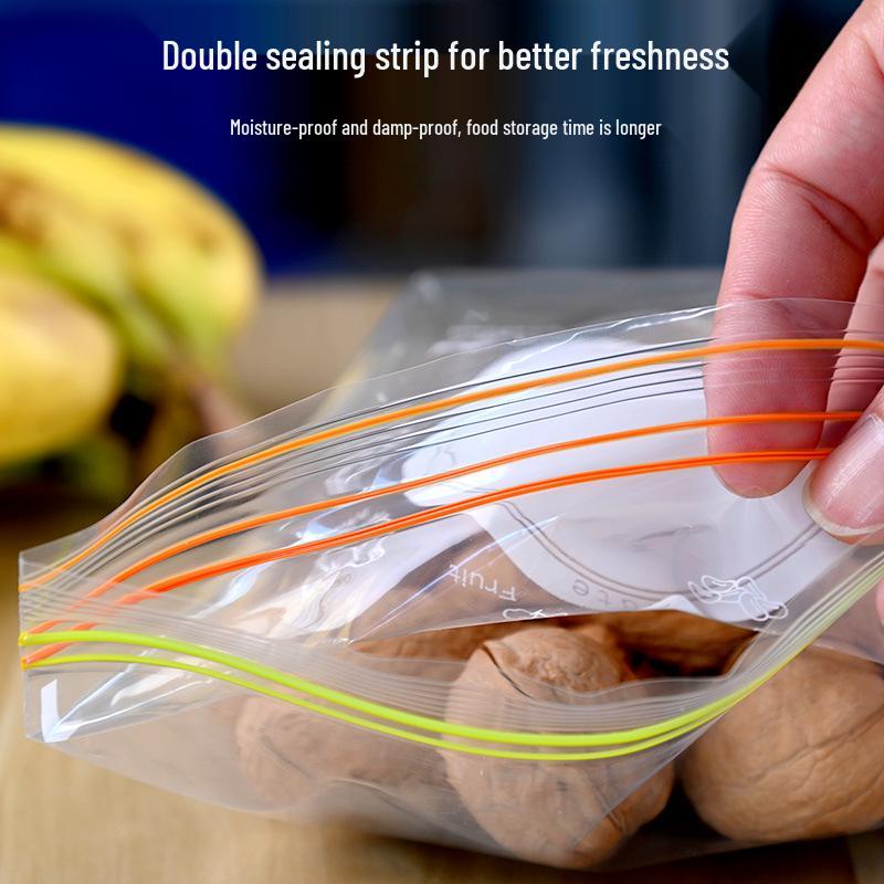 Thickened Self-Sealing Multi-Functional Freezer Storage Bags for Kitchen