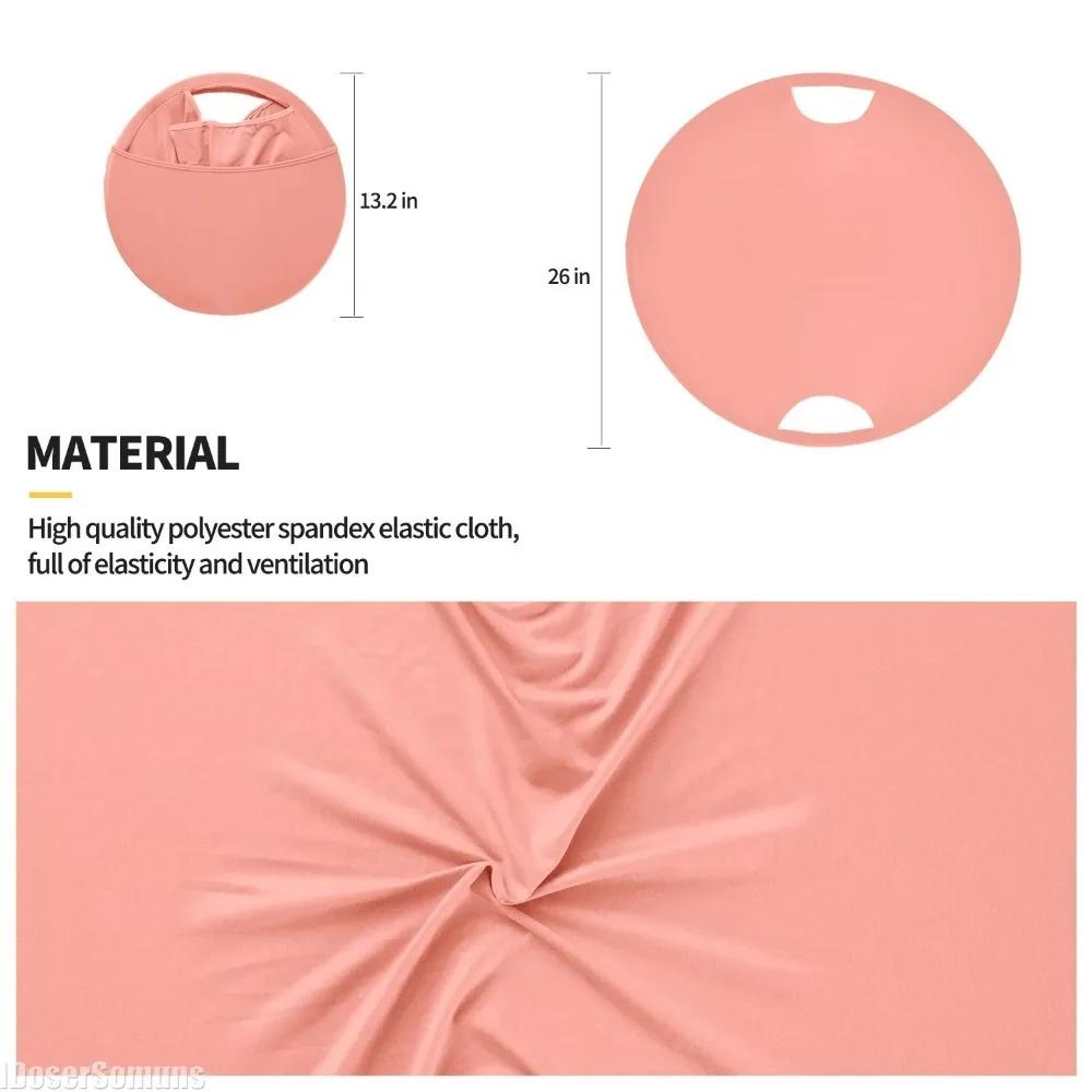 Ins 26-inch Laundry Storage Basket Foldable Pop-up Basket Dirty Clothes Bag Portable Container Home Space Saving Organizer