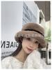 Women S Plush Bucket Hat Warm Windproof Autumn Winter Casual Hat