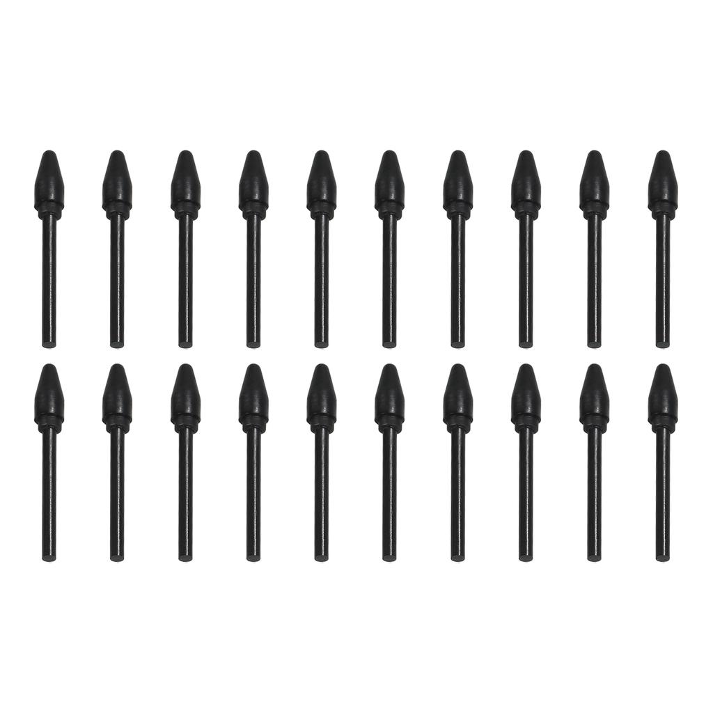20pcs Replacement Nibs Pen Tips Compatible with All BOSTO Graphic Monitor Drawing Tablet Battery Stylus Black