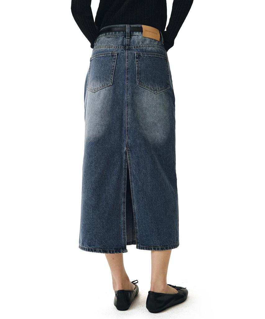 Deketeuumeon Signature Long Skirt Dcsk003Blueb