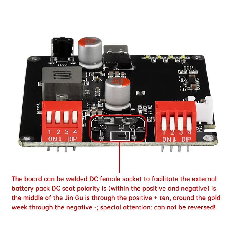 Type-C 140W 2S~6S Bms Charger Module Bidirectional Fast Charger Module Ip2366 Lithium Battery Charging Board