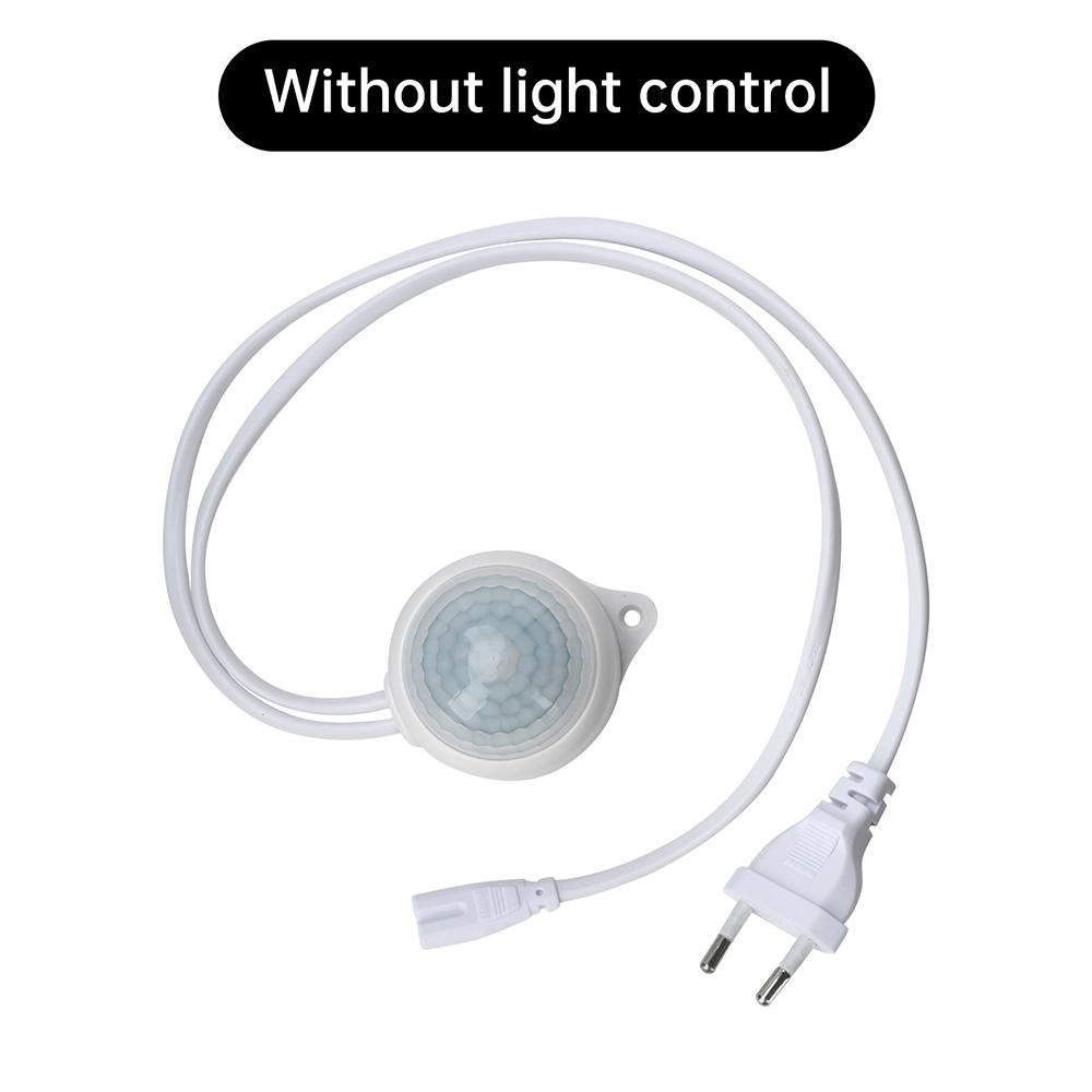

AC 220V Electric Fan Exhaust Fan Sensor with Plug LED Light Intelligent Infrared Human Body Sensing Switch for Corridor Bathroom