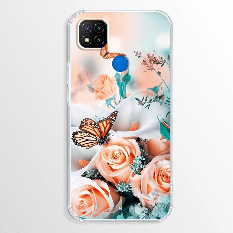 For Xiaomi Redmi 10A Case Fashion Marble Clear Silicon Soft TPU Cover Coque For Xiaomi Redmi 10A 10 A 6.53'' Phone Cases Fundas