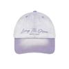 Women Men Baseball Cap, Vintage Denim Hat Embroidery Letters Gradient Color Adjustable Sun Visor Hat