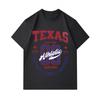 Men's 100% Cotton Short Sleeve Crew Neck T-Shirt, Texas 99 Athletic Champions Cowtown Print Casual Vintage Sport Style Tees for Daily Wear