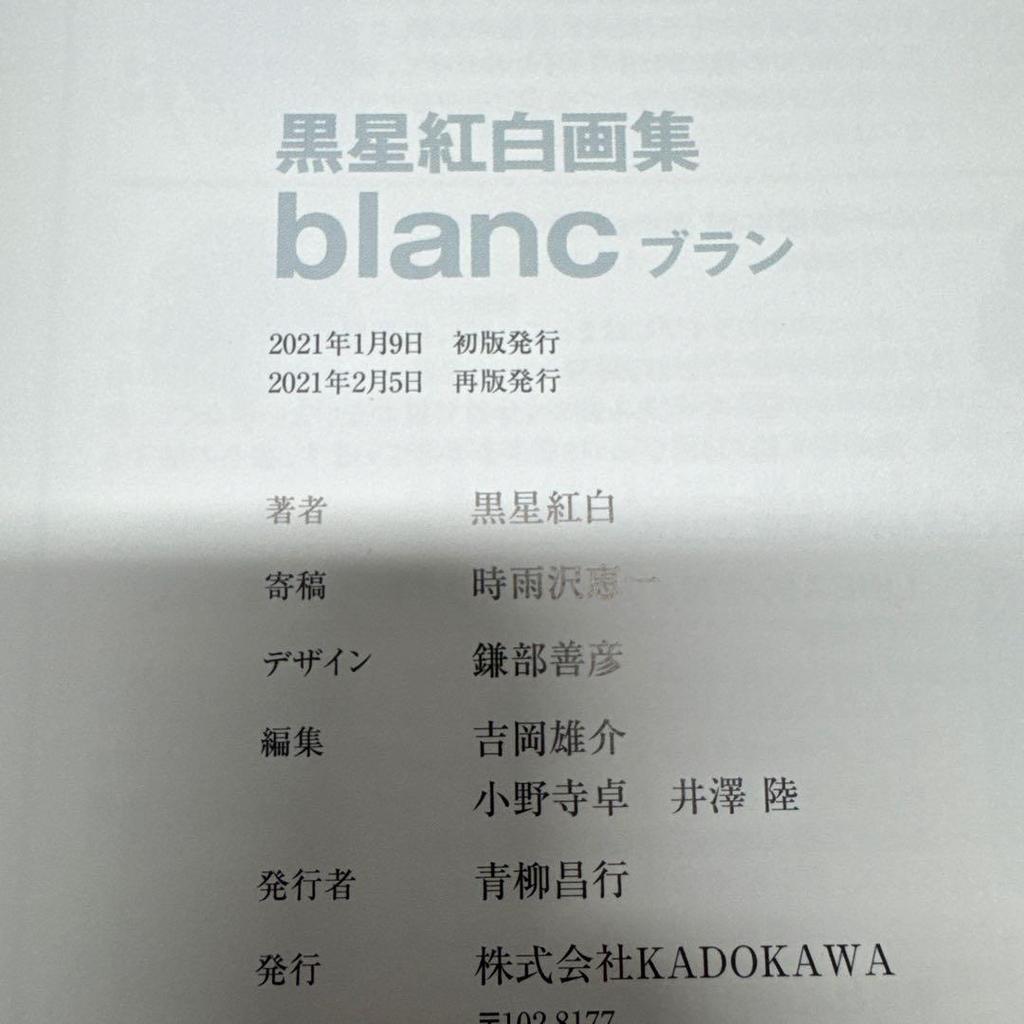 [USED] Blanc Kuroboshi Kohaku Art Collection Blanc