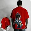 Dragon Ball Anime Vegeta Printed Pure Cotton T-shirt 2026 Harajuku Men and Women Summer New Fashion Casual Short Sleeve Top