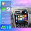 Android 16 Car Radio for Toyota Corolla 2006 2007 - 2013, Navigation, Video Media Player, Carplay, BT Stereo Car Radio, 360° Camera