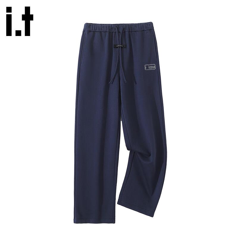 Izzue It Men's Loose Straight-Leg Terry Pants