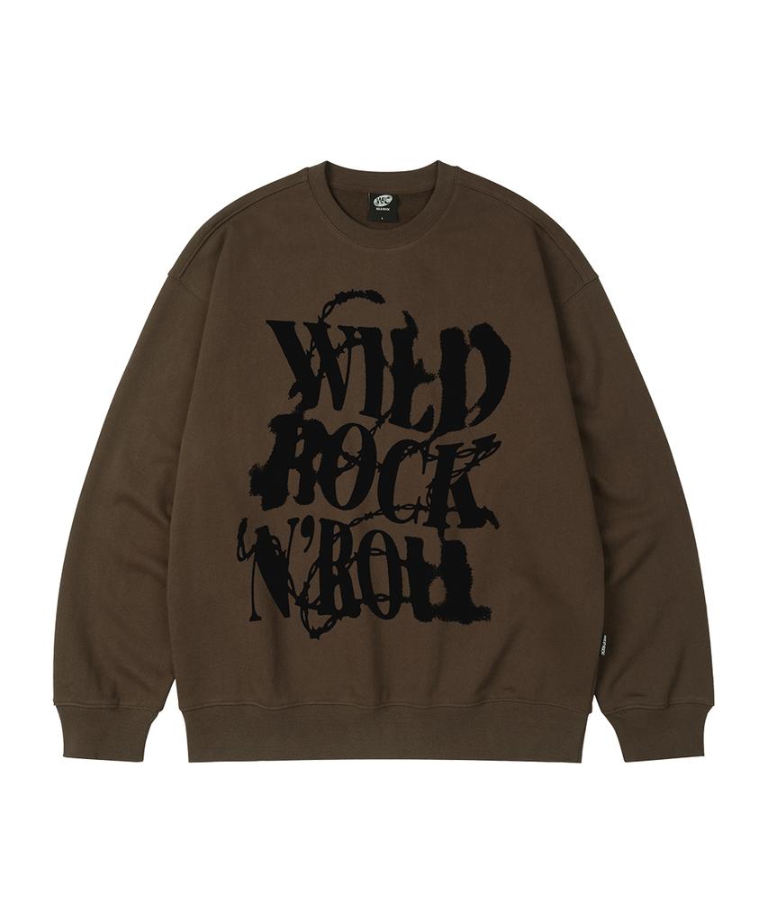 WILDROCK (Fleece Lined) Wild Rock And Roll Sweatshirt_7 Col (B Type)