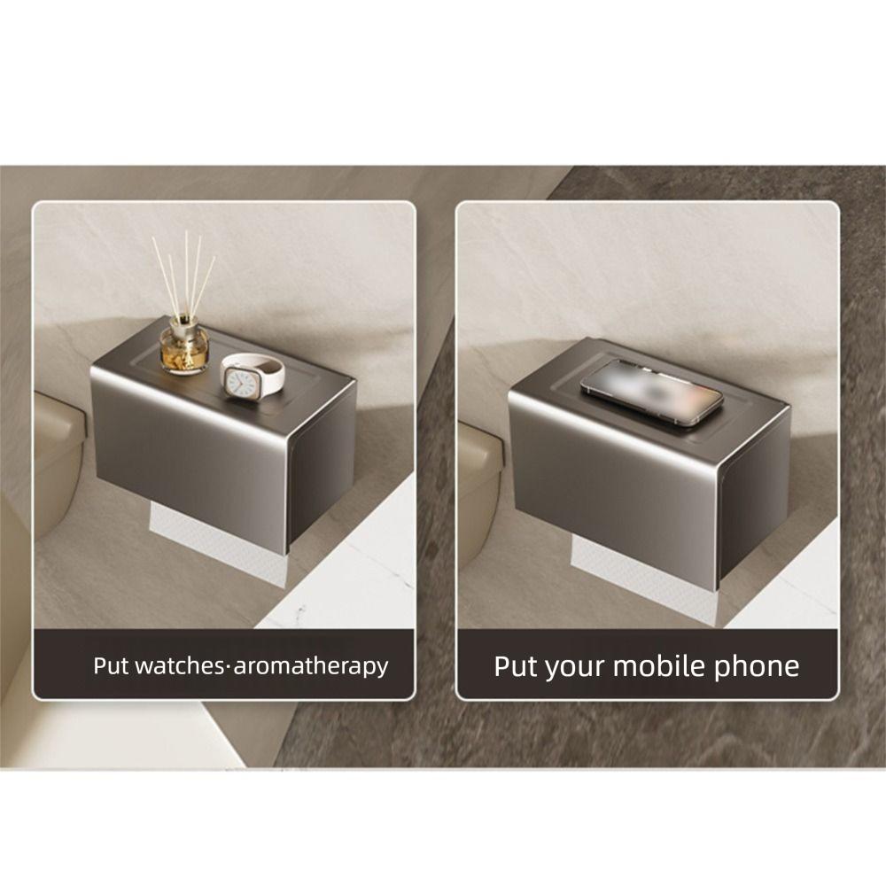 Wall-Mounted Bathroom Tissue Box Waterproof Paper Towel Holder  Kitchen Supplies