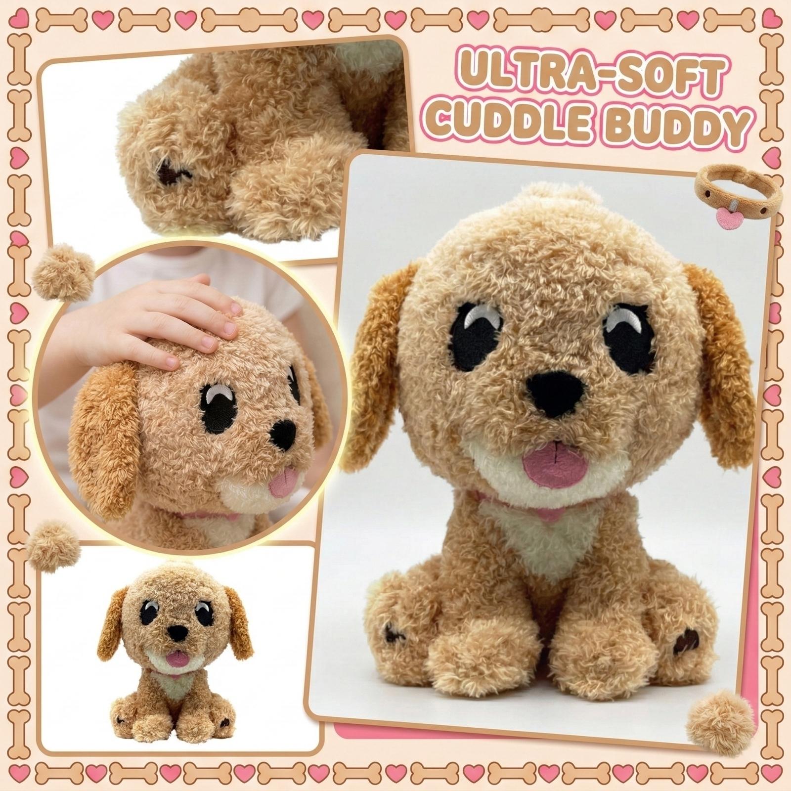 Cuddly Brown -Inspired Calf Plush Toy – Soft , Cute Horns, Perfect Gift For All Ages One Size