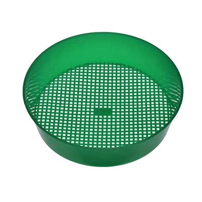 Soil Sifter Plastic Garden Round Mesh Sieve Pan Portable Seedling Gardening Soil Easy To Use Fi F5F1
