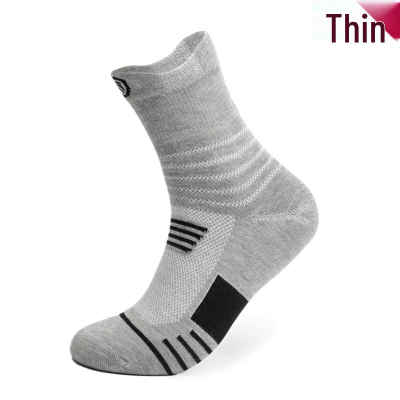 Herren Mittelhöhe Dicke Frottee Basketball- & Laufsocken - Elite Outdoor Sportsocken