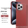iPhone 15 Pro Max Leather Texture Stand Case with Large Hole for Apple 16
