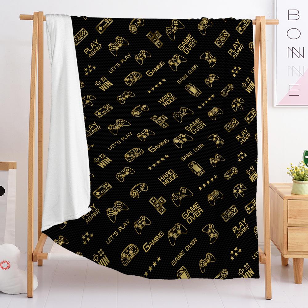 Flannel Blanket Bedroom Blanket European And American Size Blanket Digital Printing
