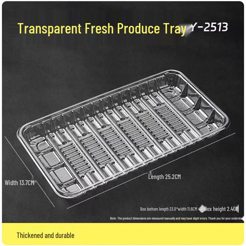 Sanbyle Transparent Thickened Fresh Food Tray