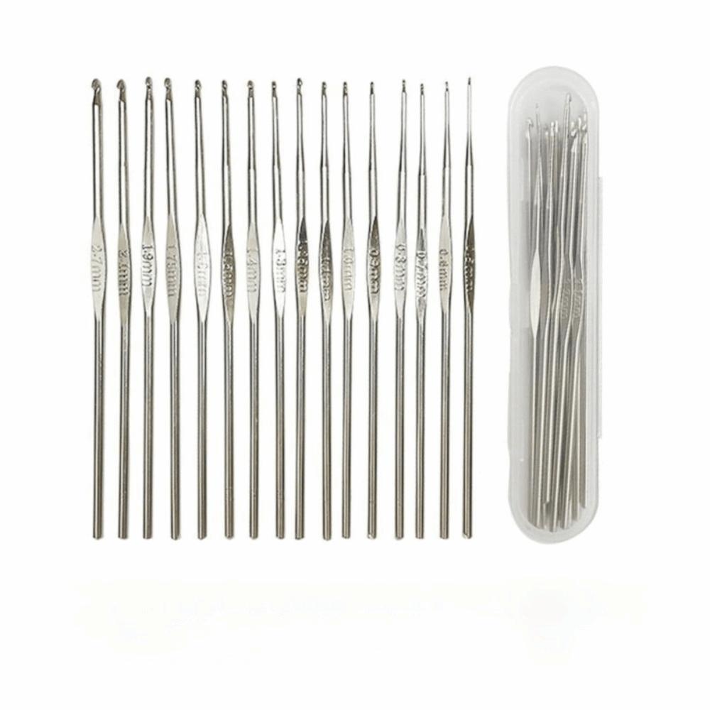 16pcs Thread Crochet Knitting stitching tools Set Metal Crochet stitching tools DIY Craft
