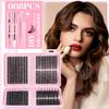D-Song Single Cluster False Eyelashes Segmented Grafting Flower Hair 10-18Mmdiy Thick Natural Eyelashes
