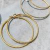 Autumn-Winter Personalized Elegant Hoop Earrings - Simple, Stylish, Light Luxury, High-End Fashion for Women