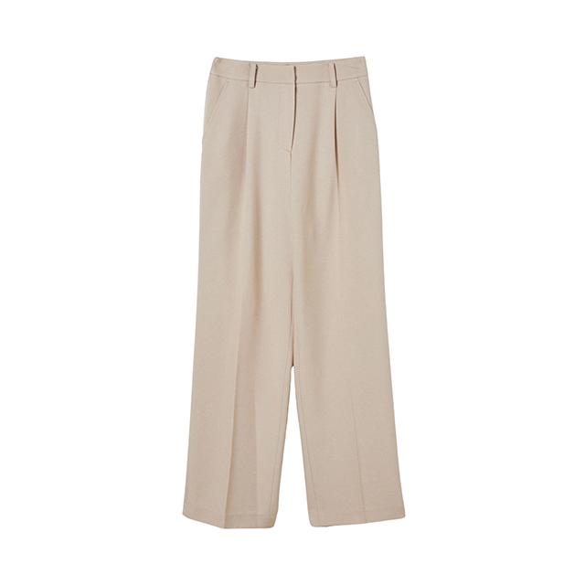 LAP (Set-Bottoms) One-Pleat Straight Fit Pants Aq1Wp263