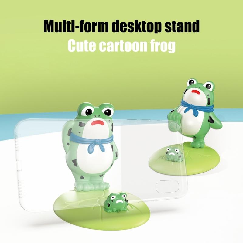 Portable Holder Universal for Mobile Phone Tablet Table Support Stand Desk Decoration Cartoon Frogs Shape Holder Stand