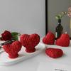 Heart Shape Candle Mold Silicone Mould for Candle Making DIY Fondant Aromatherapy Scented 3D Moulds Valentines Day Gifts