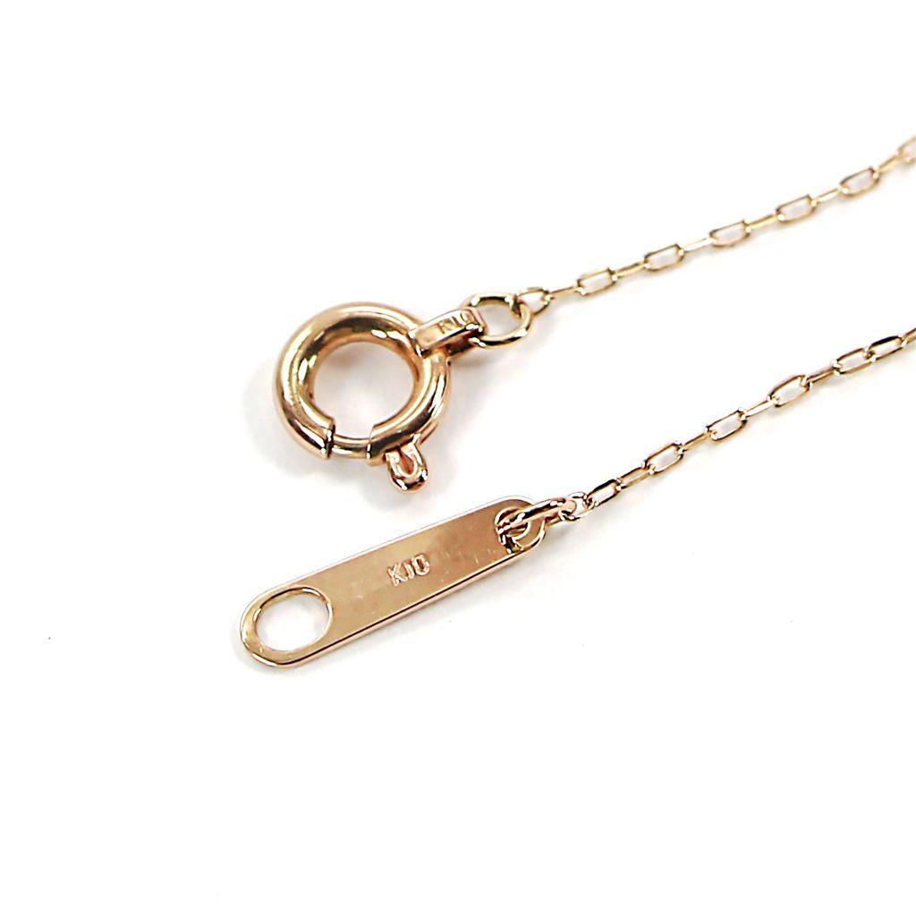 Used Necklace Canal 4/Canal Yondo Sea K10 Diamond 40.5cm 01042600401f