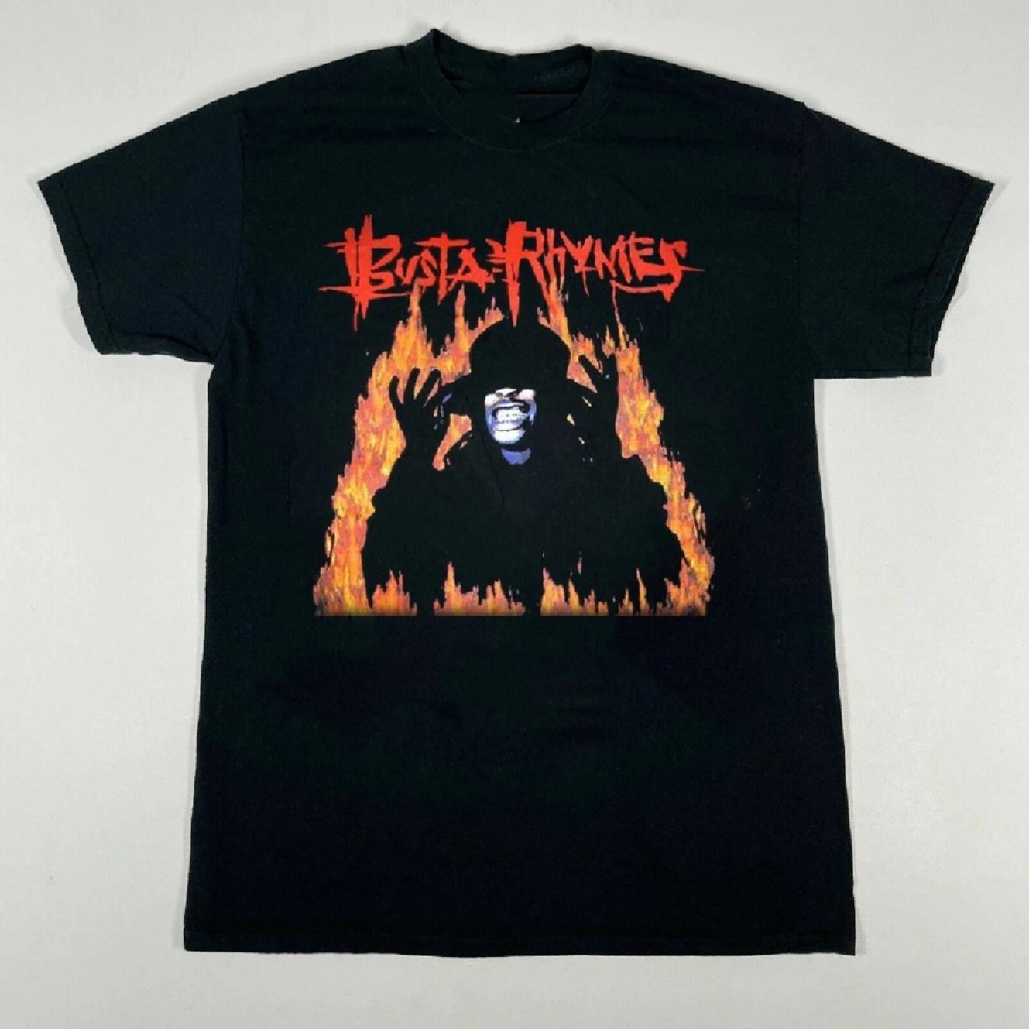 

Busta Rhymes Hip Hop Black S 2345XL T shirt GC623 S