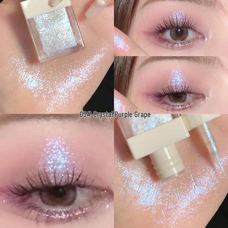 

Pick Essence Glitter Liquid Eyeshadow - Pearlescent Shimmer Powder & Under-Eye Highlighter.