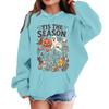 Kids Halloween Print Loose Fit Hoodie Pullover Sweatshirt for Casual Wear