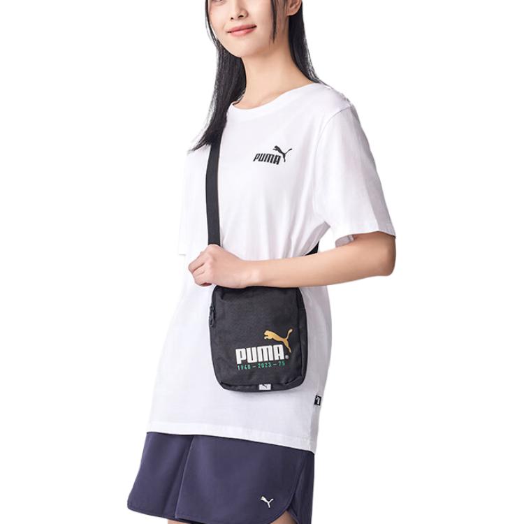 Men's T-Shirt PUMA Ess Logo T Shirt Unisex White