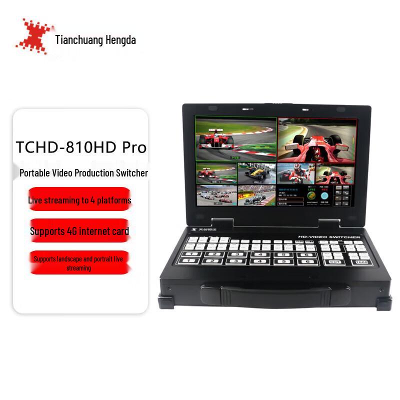 

TCHD-810HD Pro Portable Live Streaming Switcher