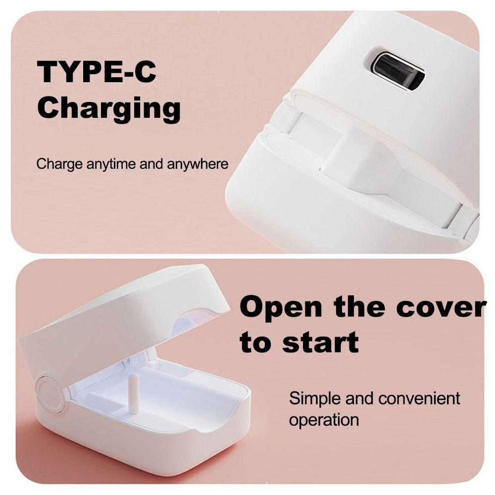 Mit Timer Phototherapie Härtungslampe Wiederaufladbare Mini UV LED Nagellampe Schönheitssalon