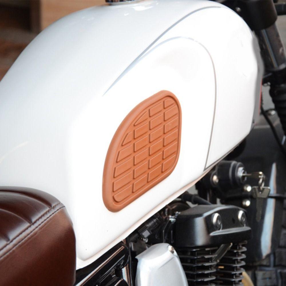 Retro Motorcycle Tank Pad Customization Universal Fuel Tank Grip Durable Anti-Slip Motorcycle Decals Motorcycles Accessories