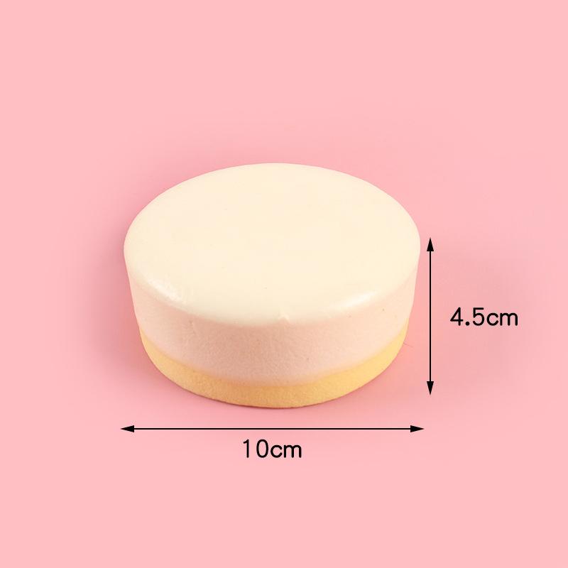 Rising Slow Simulation Pinch Bread Squeeze Toy Model Children Fun Bread Decompression Toys Soft Food Bread Stress Easing Gift