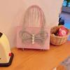 Beading Handle Evening Clutch Diamonds Handbags Crystal Butterfly Shoulder Bag Bowknot Party Wedding Purses Designer Bag