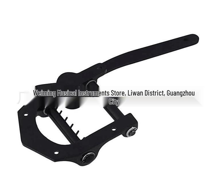 Goldenes Bigsby Old Style Jazzgitarren-Tremolosystem mit Zinklegierungs-Saitenhalter und kleinem Arm