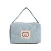 Women Fashion Large Capacity Soft Handbag With Handle Universal Classic Comfortable Cute Bear Cosmetic Bag Women Handbag