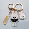 Stray Kids SKZOO Cartoon Double Sided Acrylic Keychain Cute Anime Character Keyring Bag Pendant Fan Merchandise Gift for STAY