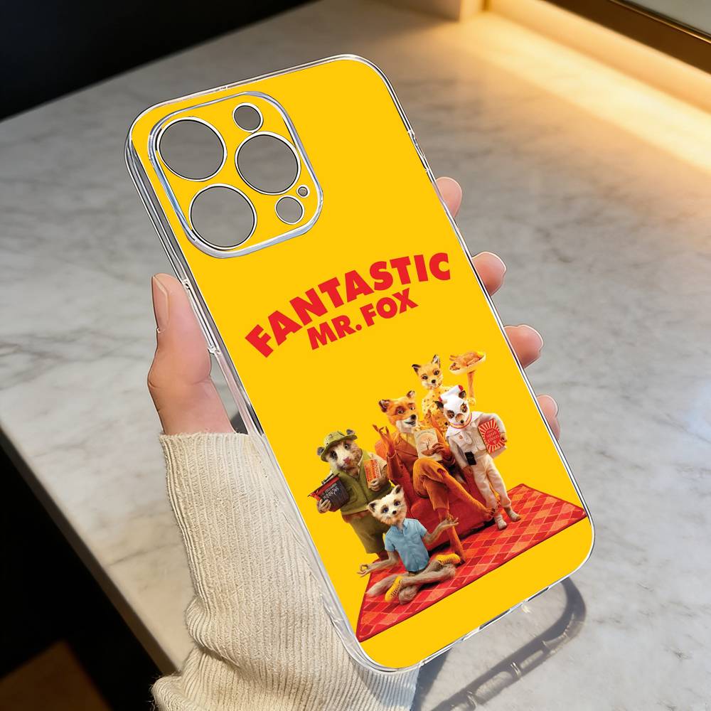 F-Fantastisch Herr F-Fuchs Handyhülle für iPhone 17 16 15 14 13 12 11 Mini Pro Max Plus Transparente Hülle