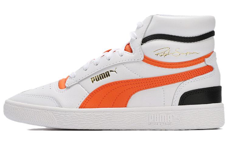 Puma Ralph Sampson Mid  White Carrot  36