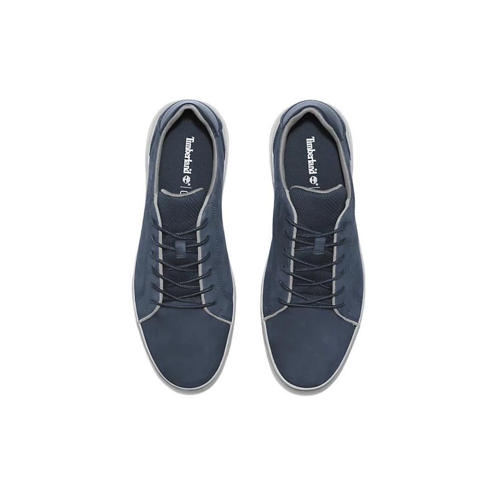 Timberland Seneca Bay Suede Casual Slip-Resistant Shock-Absorbing Durable Support Low-Top Sneakers Men sneakers Navy-Blue A5S9Z019