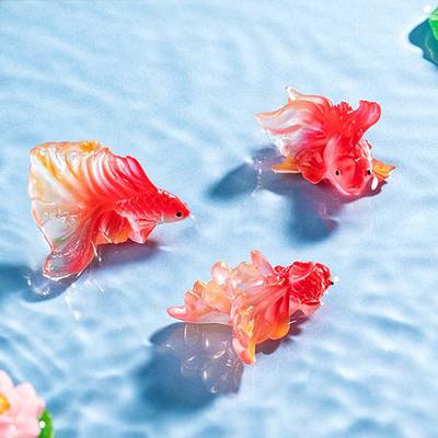 5 Pezzi Decorazioni per Pesci d'Acquario Decorazione per Vasca Decorazioni Artificiali Giocattoli Pesce Rosso Acquario Accessori Decorativi per Vasca da Pesci Regali