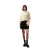 Calvin Klein Fashionable Minimalist Commuter Square Metal Buckle Flap Chain Phone Crossbody Bag Women Shoulder Bag Light-Yellow 4F1006G-ZBD